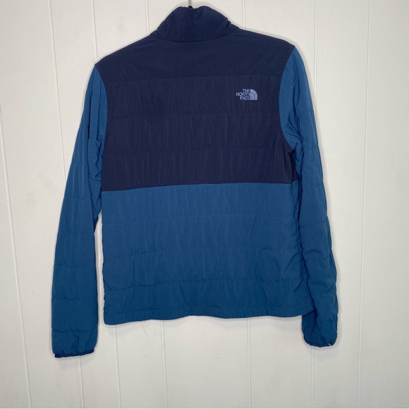 The North Face Pullover 1/4 Button Jacket Blue - Picture 6 of 12